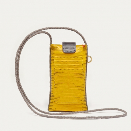 yellow Lizard Phone Bag Double Marcus