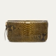 Portefeuille Python Bob Dark Kaki