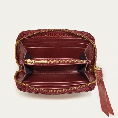 Portefeuille Croco Mini Bob Chocolat