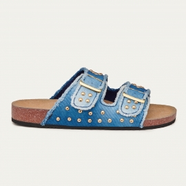 Sandales Denim Indigo Odette