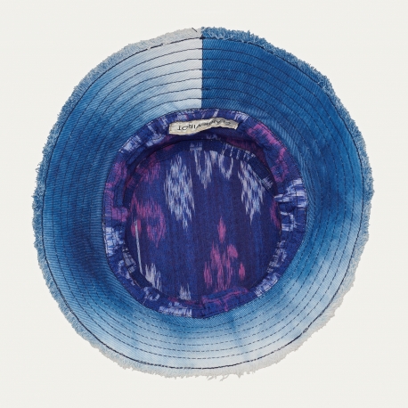 Chapeau Bobby Bogolan Indigo