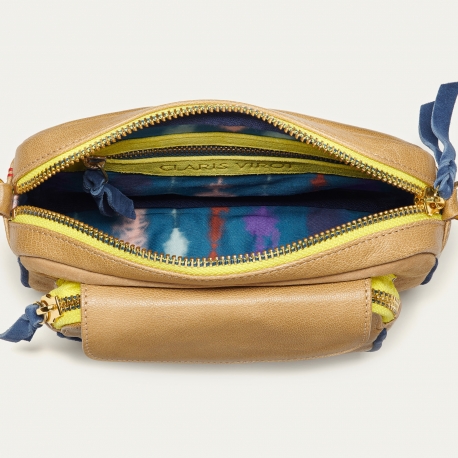 Sumba Strap Sand Leather Bag Charly