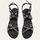 Sandales Python Laurette Noir