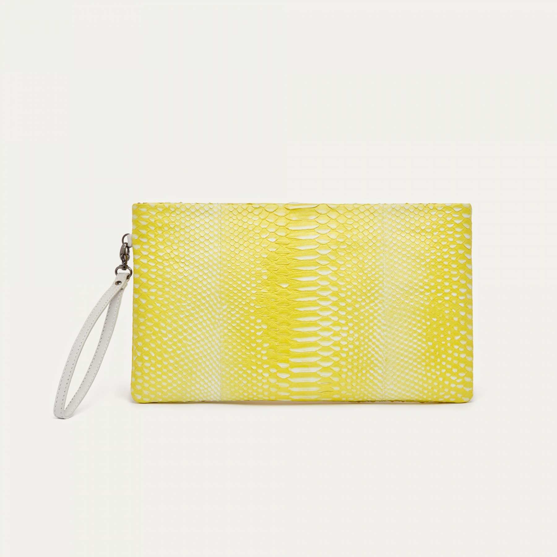pochette jaune fluo