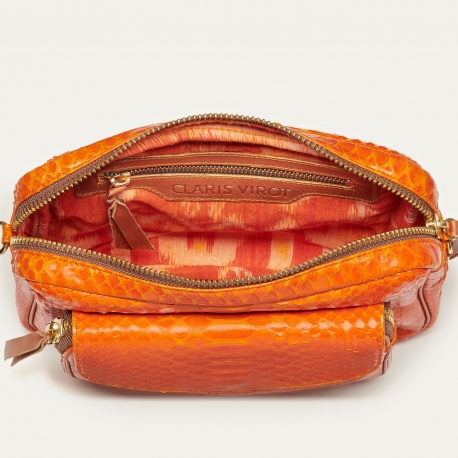 Orange Python Bag Big Charly