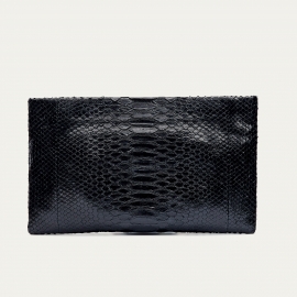 Pochette Python Lou Noire