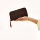 Portefeuille Croco Bob Chocolat