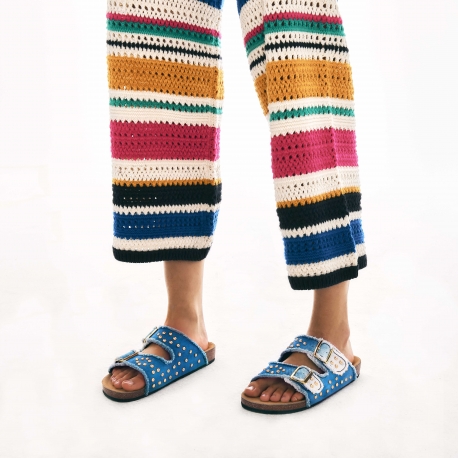 Sandales Denim Indigo Odette