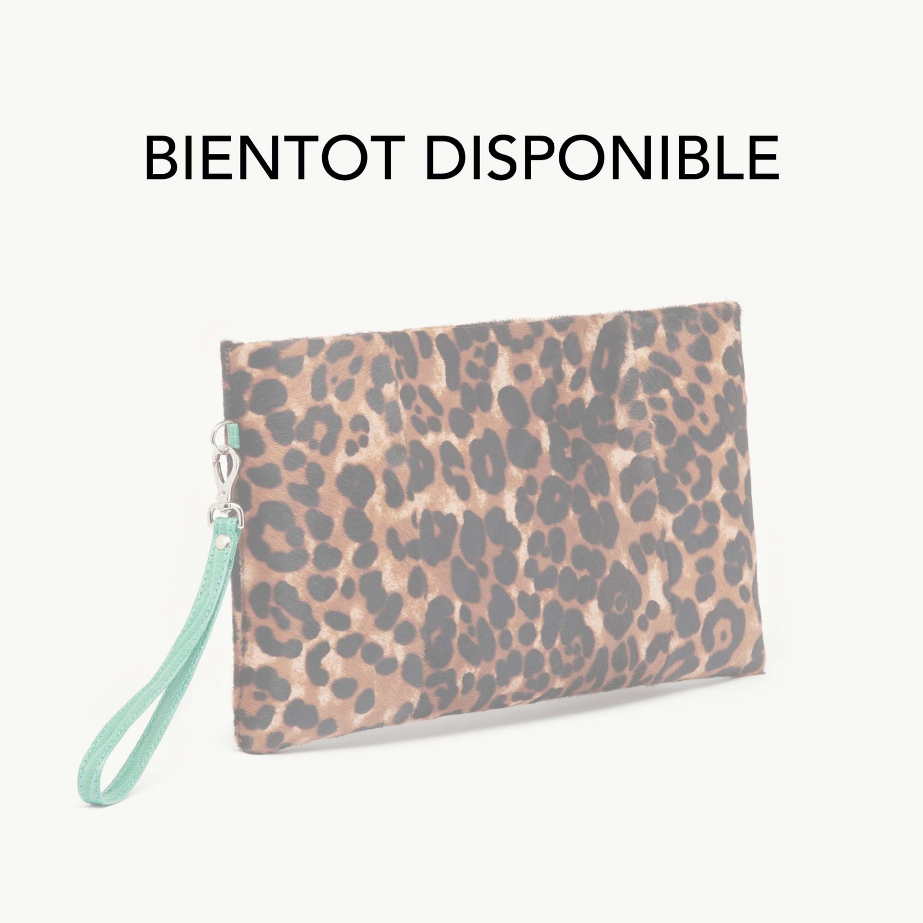 leopard wristlet purse
