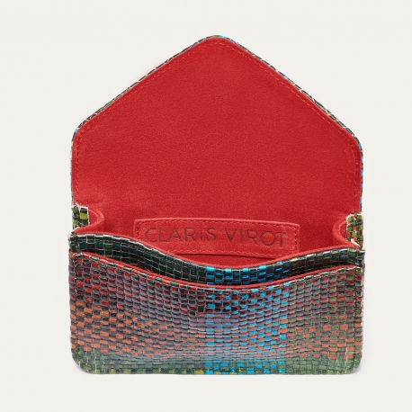 Harlequin Leather Card Holder Alex