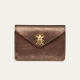 Golden Brown Leather Card Holder Alex