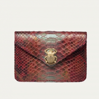 Copper Oxide Python Card Holder Alex