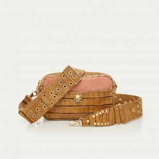 Sac Lily Cuir Marron Tabac