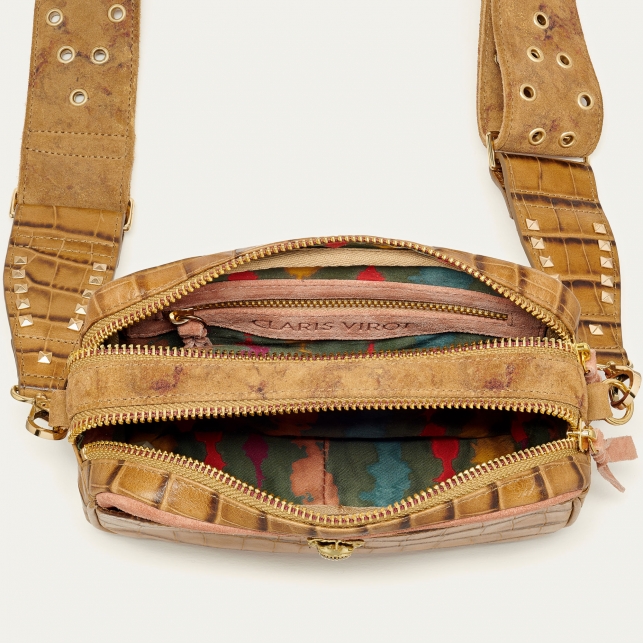 Sac Lily Cuir Marron Tabac