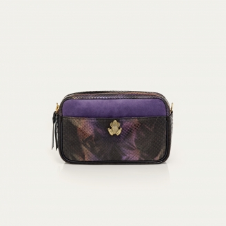 Carbon Python Bag Lily