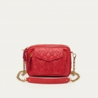 Vermilion Leather Bag Charly