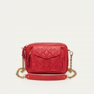 Sac Cuir Charly Rouge Vermillon