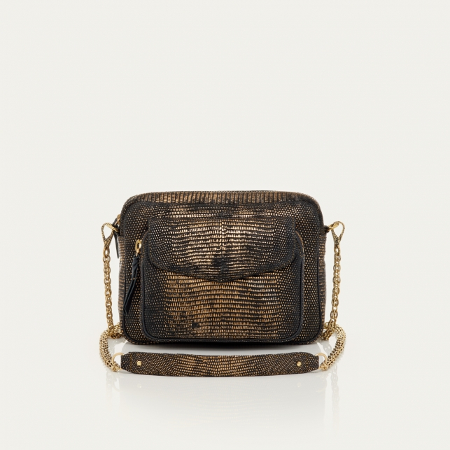 Old Gold Lizard Big Charly Bag