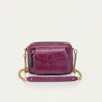 Purple Python Charly Bag