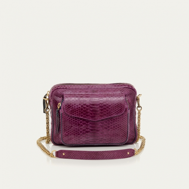 Purple Python Big Charly Bag