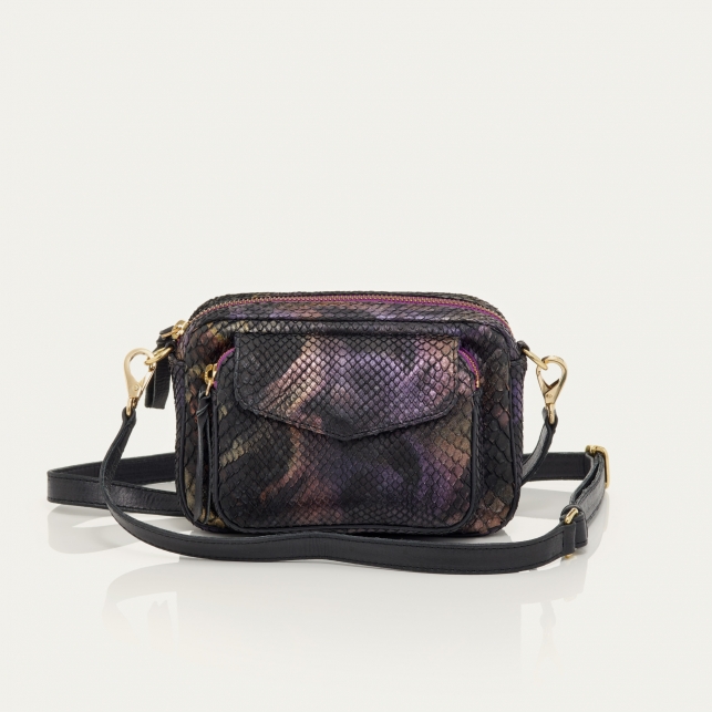 Carbon Python Baby Charly Bag