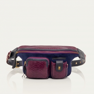 Sac Banane Python Romeo Violet