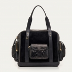 Black Python Leo Bag