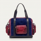 Purple Python Leo Bag