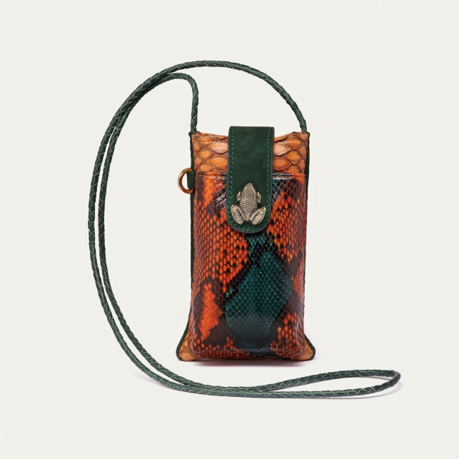 Kingfisher Python Phone Bag Double Marcus