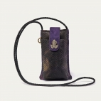 Carbon Python Phone Bag Double Marcus
