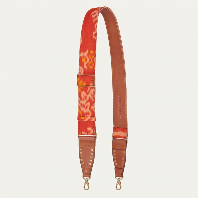Orange Endek Timor Strap