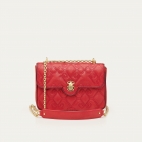 Sac Cuir Ava Medium Rouge Vermillon