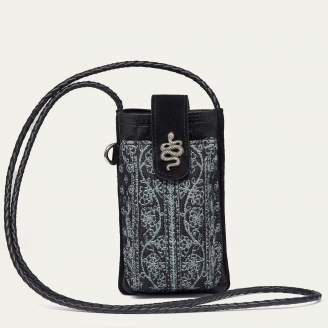 Jean Cashemere Leather Phone Bag Double Marcus