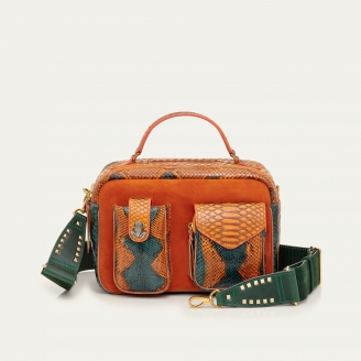 Sac Python César Vert Orangé
