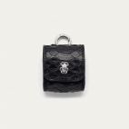 Silver Black Python Airpod Holder