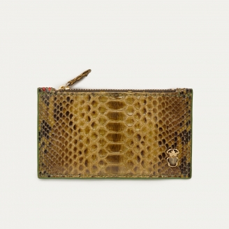 Card Holder Python Helena Dark Kaki