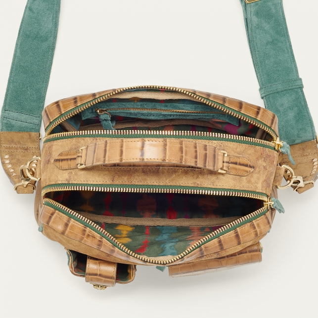 Tobacco Leather Bag Cesar