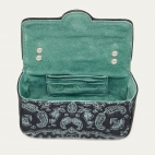 Jean Cashmere Leather Mini Ava Bag