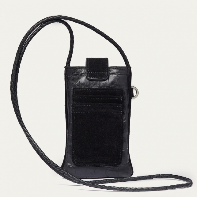 Etui à Telephone Cuir Double Marcus Cachemire Jean