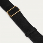 Black Suede Strap with Hooks