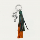 Porte Clés Fred Orange Vert Argent