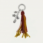 Porte Clés Fred Moutarde Bordeaux Argent