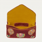 Porte Carte Alex Cachemire Violet