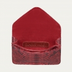 Python Card Holder Alex Burgundy