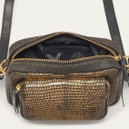 Old Gold Lizard Baby Charly Bag