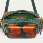 Sac Python Baby Charly Vert Orangé