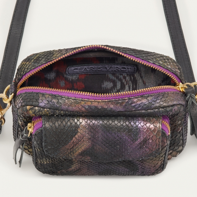 Carbon Python Baby Charly Bag