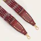 Burgundy Endek Strap