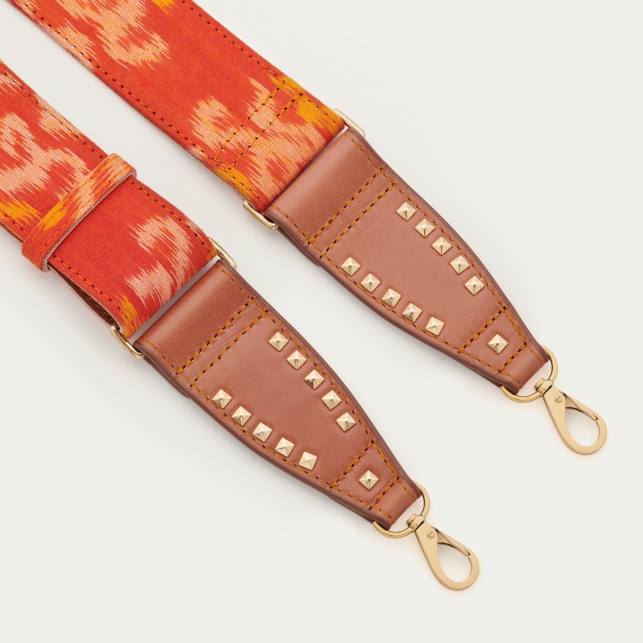 Orange Endek Timor Strap