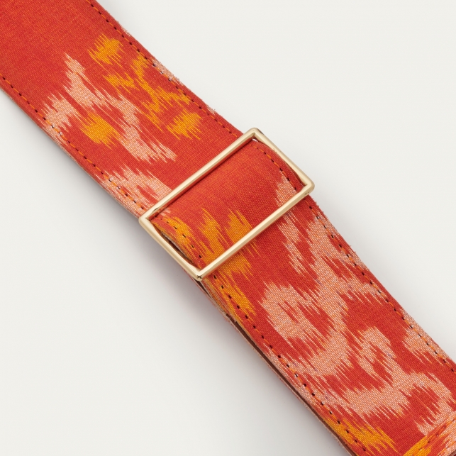 Orange Endek Timor Strap